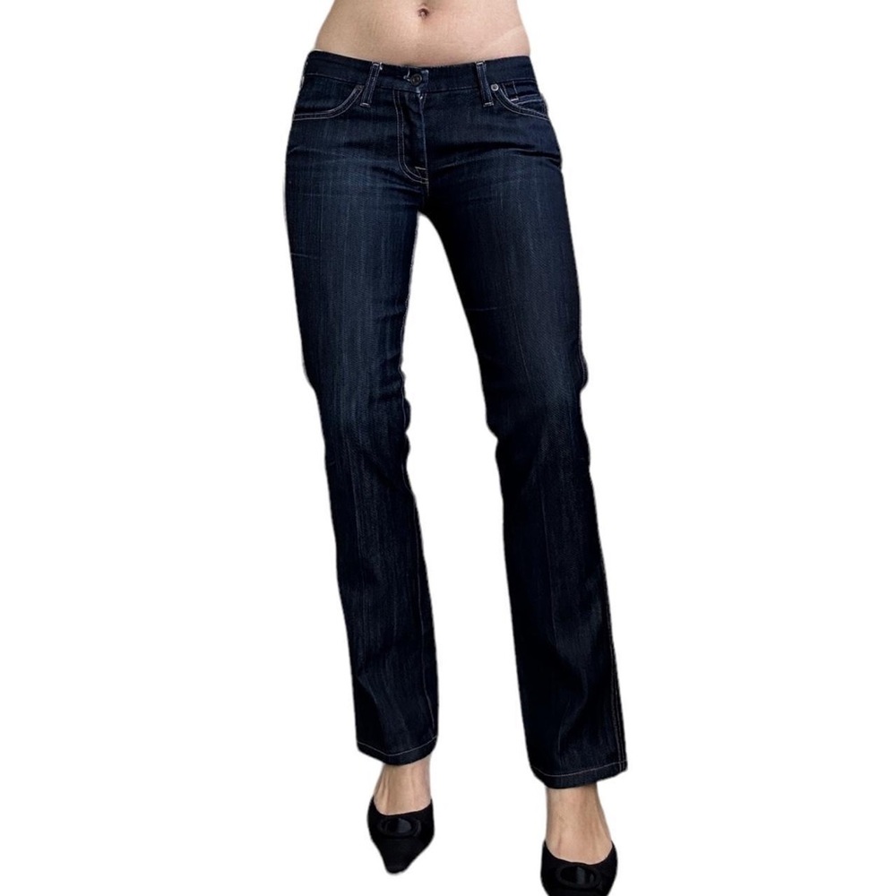 7 For All Mankind dark denim jeans